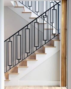 Modern Steel Staircase railing