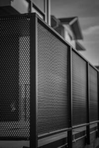 Perforated Metal Railing