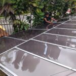 Polycarbonate awning