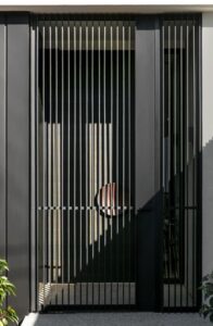 Grille door