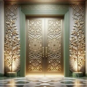 Grille Stainless steel PVD coating door 3