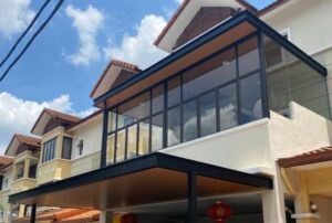 PU Metal Deck Roof & Aluminum Ceiling ACP roof with PU strips ceiling