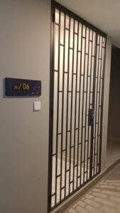 mild steel swing door grille