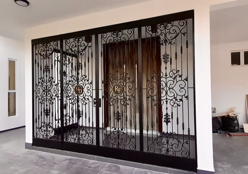 Wrought Iron wrought iron grille
