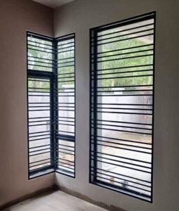 modern window grille