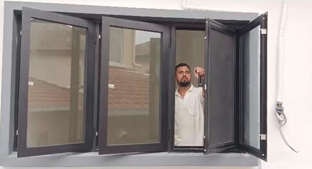 2 in 1 security mesh window