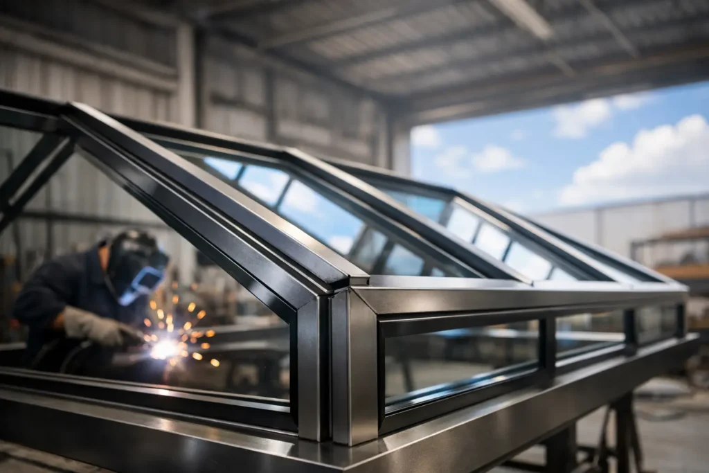 Skylight Steel Frame Fabrication That Lasts