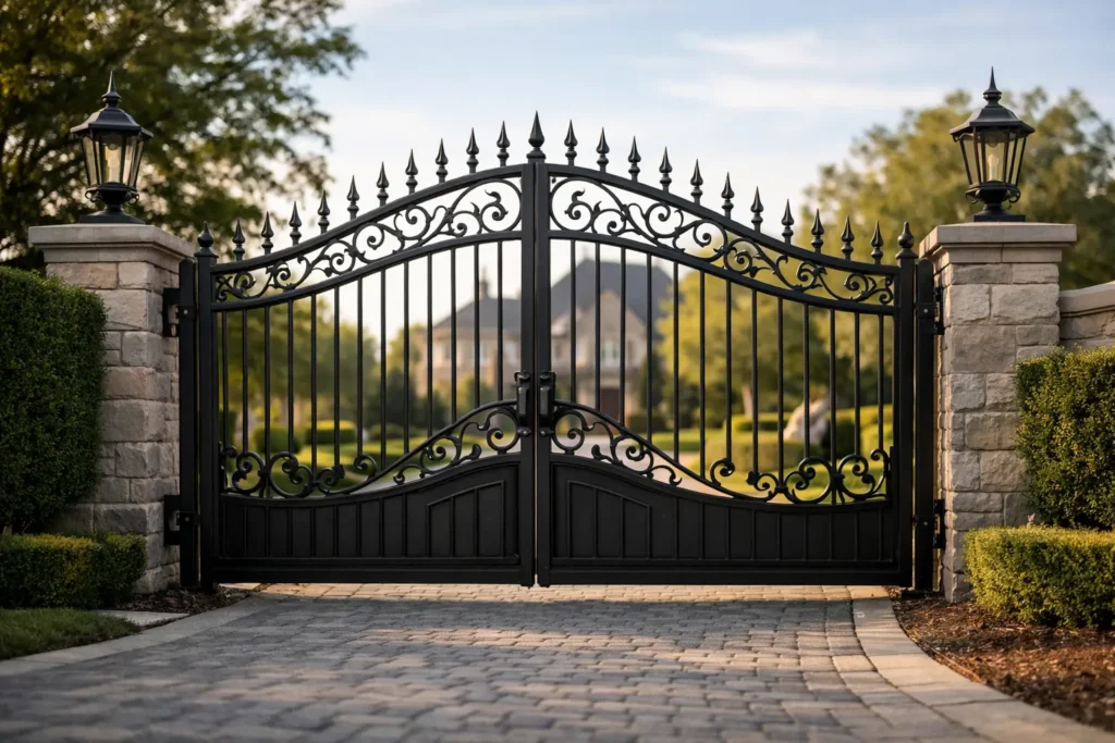 Wrought Iron Gates Built for Security and Style Wrought Iron Gates Built for Security and Style