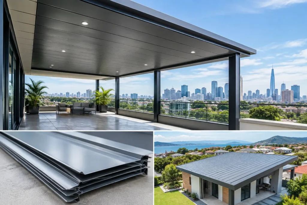 ACP Metal Decking for Modern Outdoor Roofs