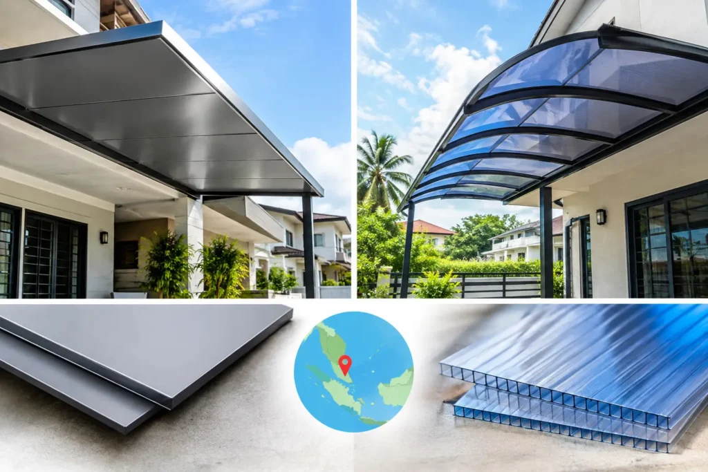 ACP Versus Polycarbonate Awnings Compared ACP Versus Polycarbonate Awnings Compared