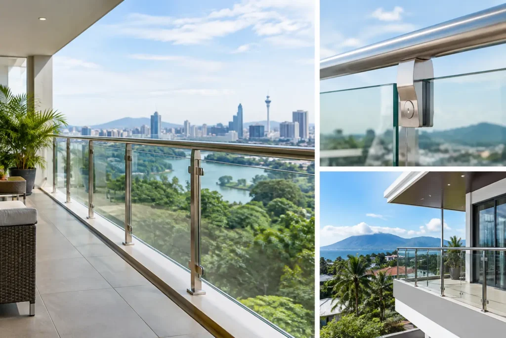 Glass Stainless Railings for Safer Open Views