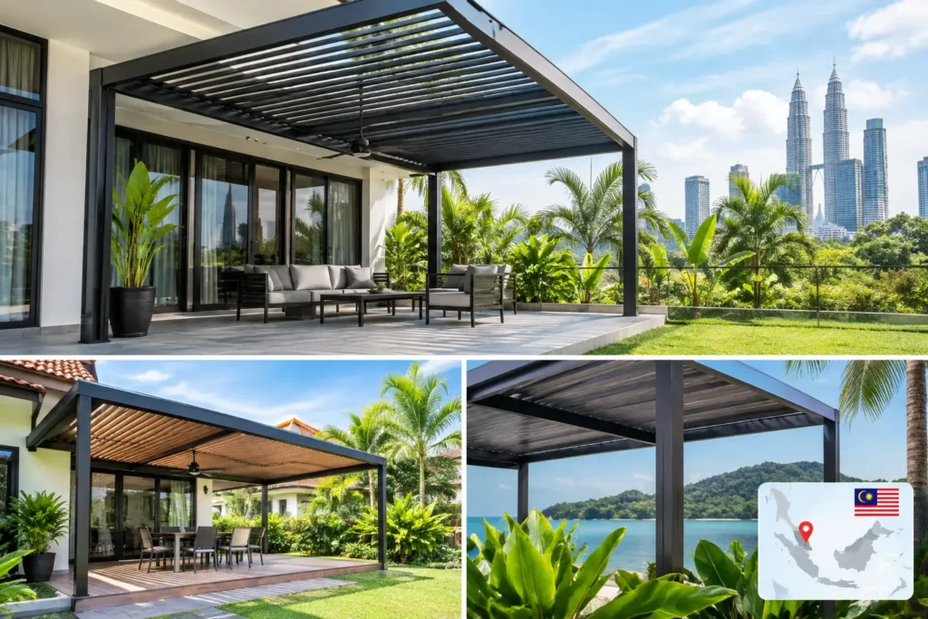Metal Pergolas for Malaysia’s Tropical Homes