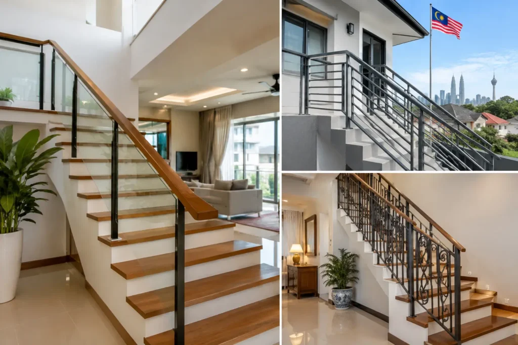Stair Railing Styles for Malaysian Homes
