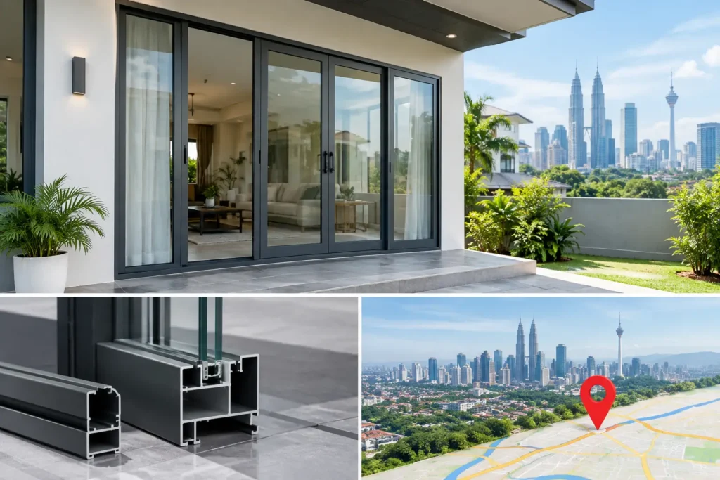 Top Aluminum PD Door Supplier Klang Valley Residential