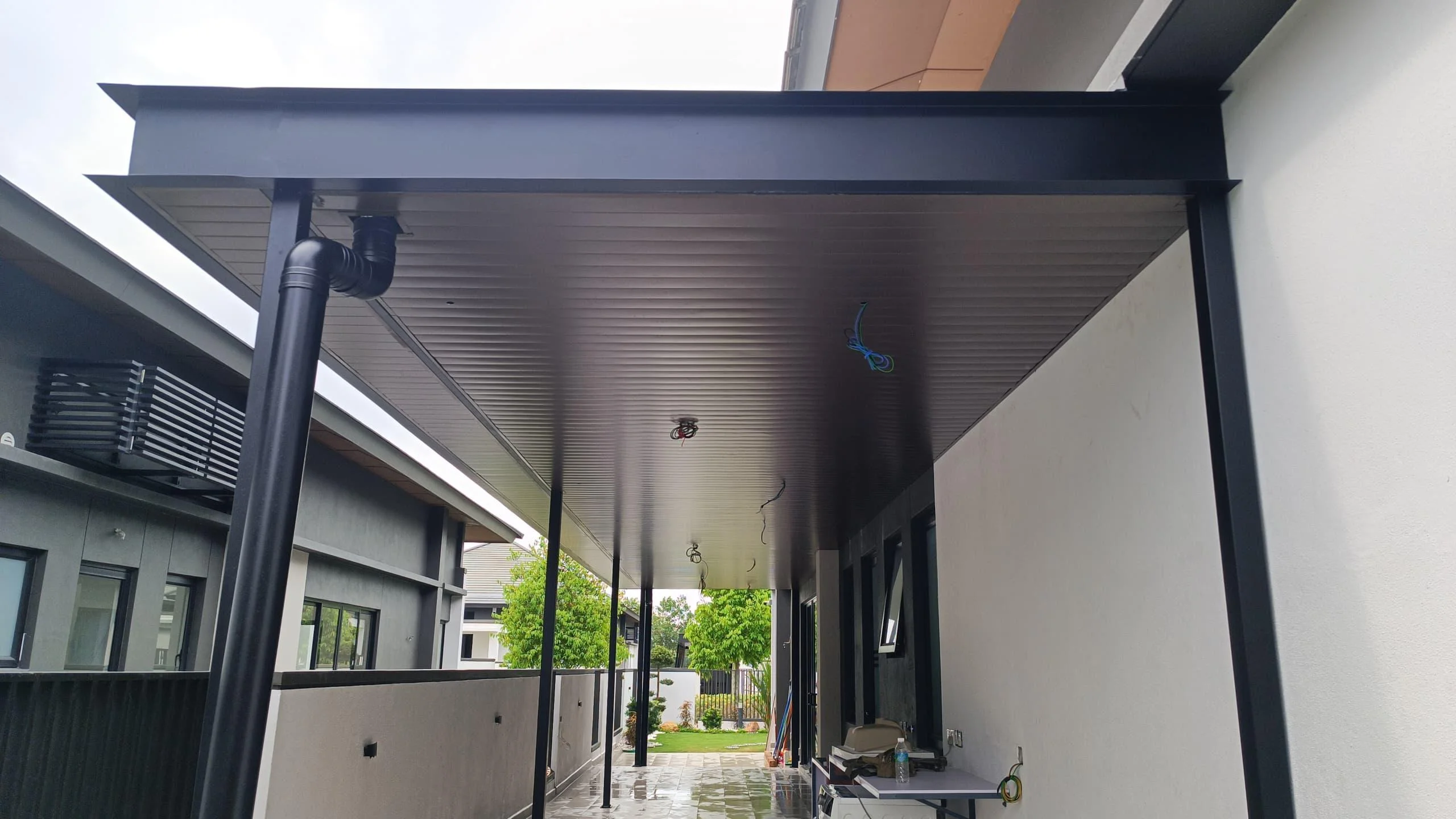 PU metal deck roof 